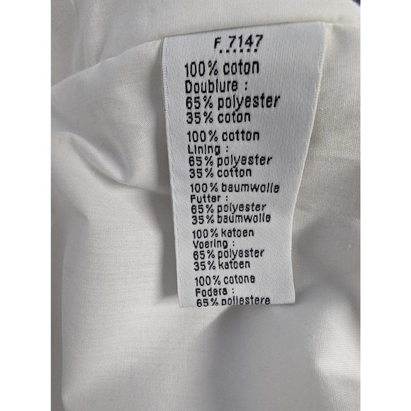 Lacoste White Snap Closure Hooded Track Jacket Size 46 - Picture 10 of 10